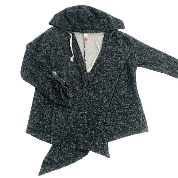 No Boundaries Jackets & Blazers - Super cute Gray Open Front Hoodie